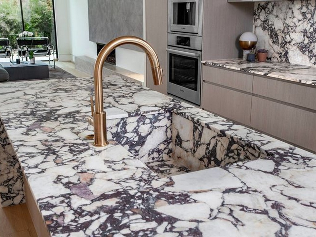 Carrara Marble Worktop and stone kitchen worktops from Roma Stone ltd